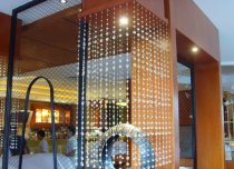 水晶珠簾隔斷搭配