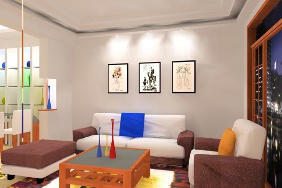 調(diào)配家居生活七色盤 支招色彩裝修TIPS(圖5) 確定飾物的顏色