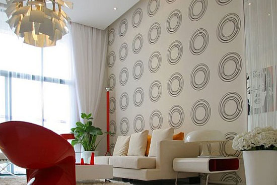 墻紙如何搭配七大技巧助你打造優(yōu)質(zhì)沙發(fā)背墻(圖5) 沙發(fā)背景墻墻紙