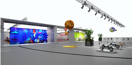 臺(tái)鈴2017年天津展“星之旅”主題館示意圖