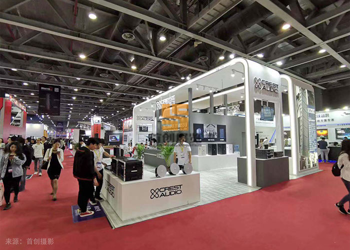 浙江亞成電子 展臺設計(圖1)